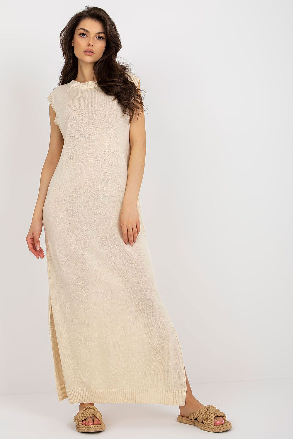 Beach Cover up Dress - beige