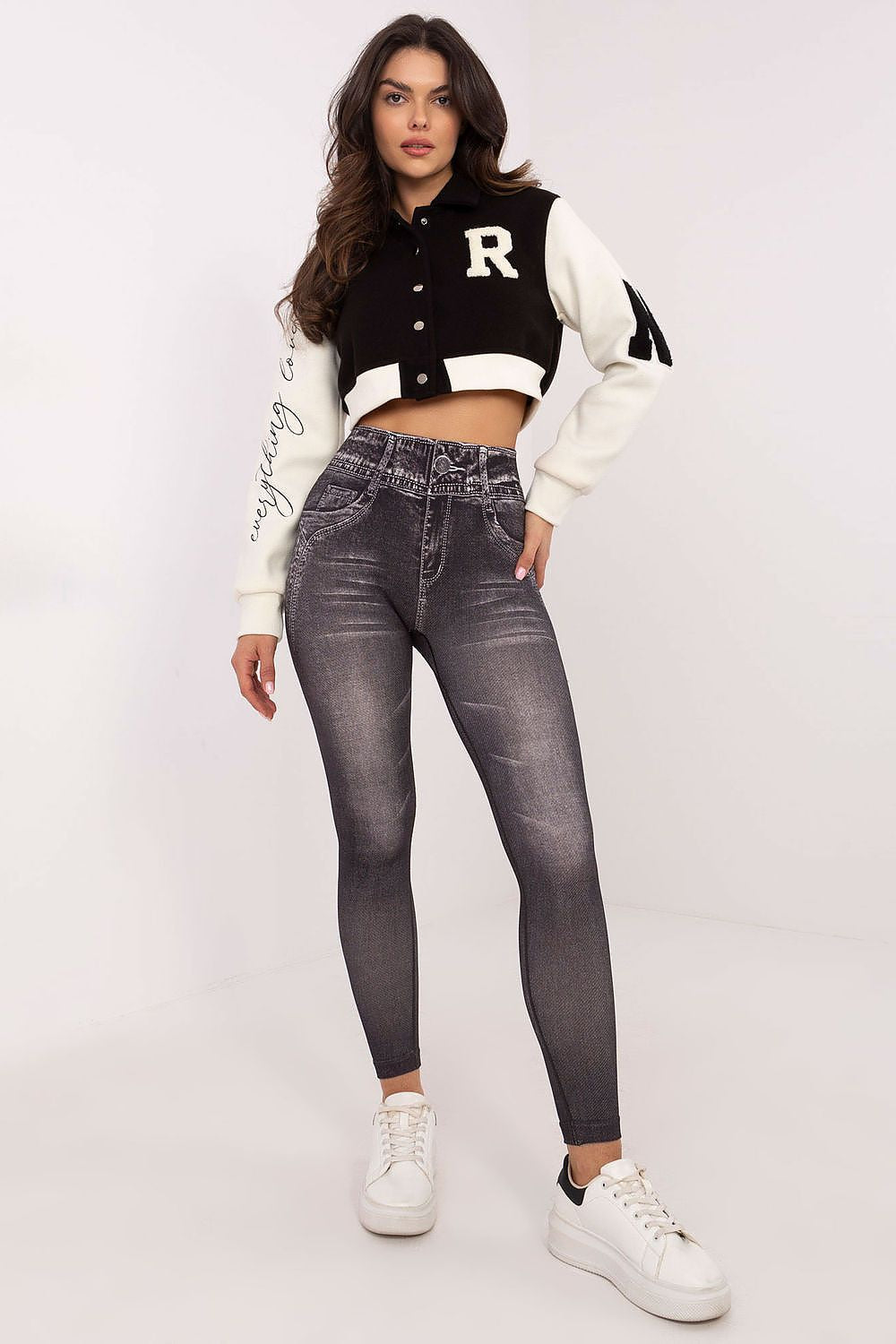 Denim-Effect Leggings for Women