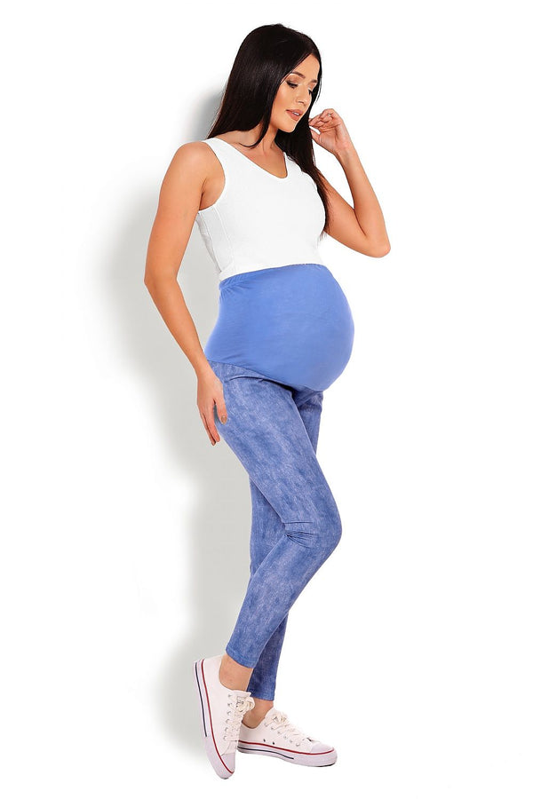 Soft Maternity Leggings with Tummy Panel