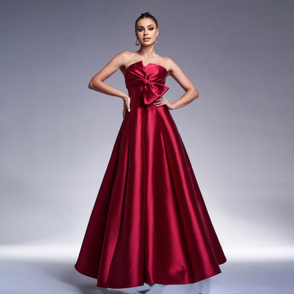 Elegant Long Banquet Bridesmaid Dress