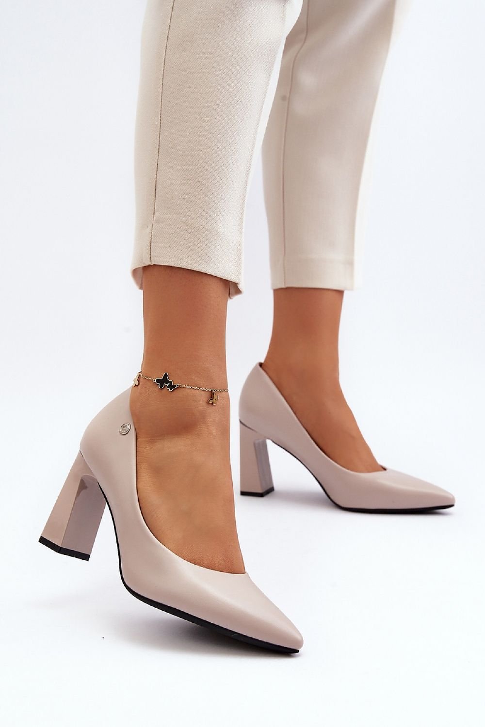  Block heel pumps model 193373 Step in style 