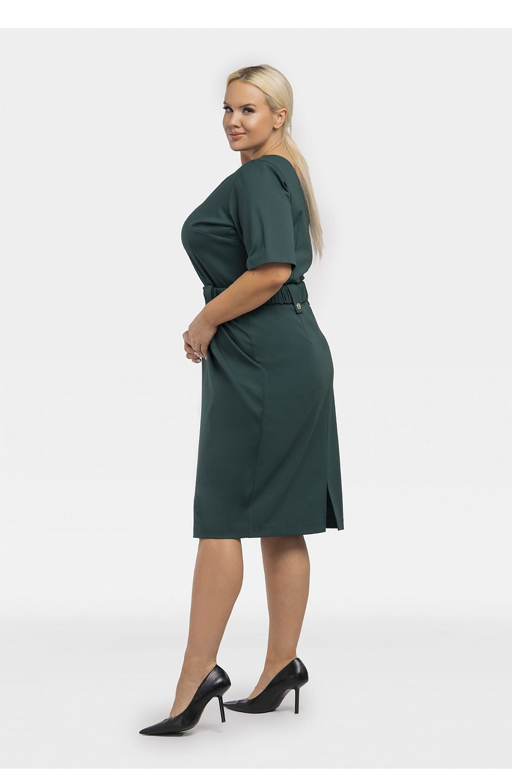  Plus size dress model 195023 Karko 