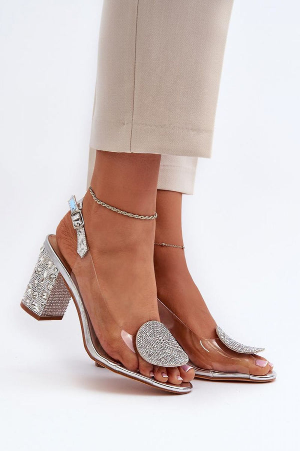 Stylish Elegant Heeled Sandals with Adjustable Strap and Comfort, perfect for summer and evening outfits.