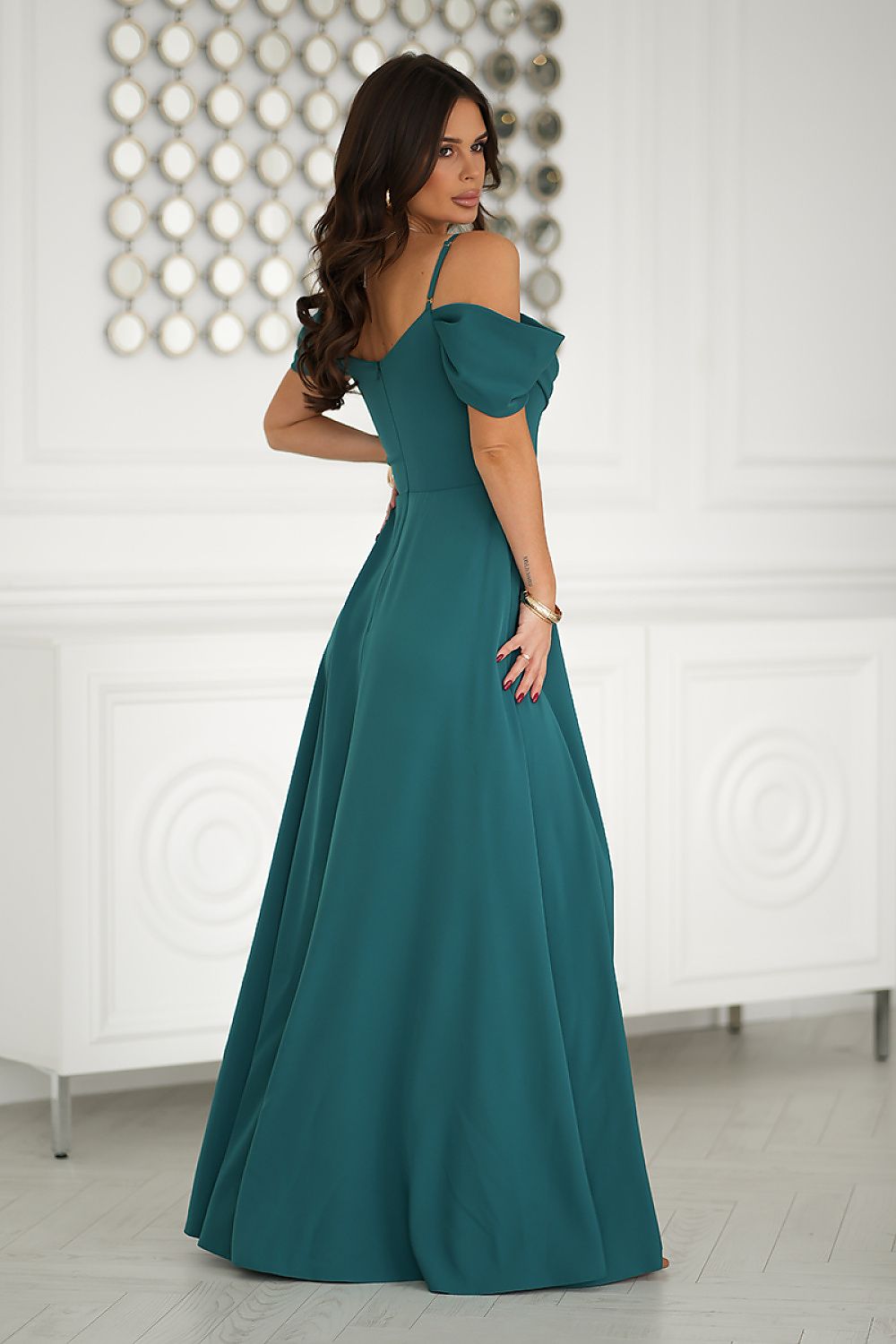  Long dress model 203761 Bicotone 