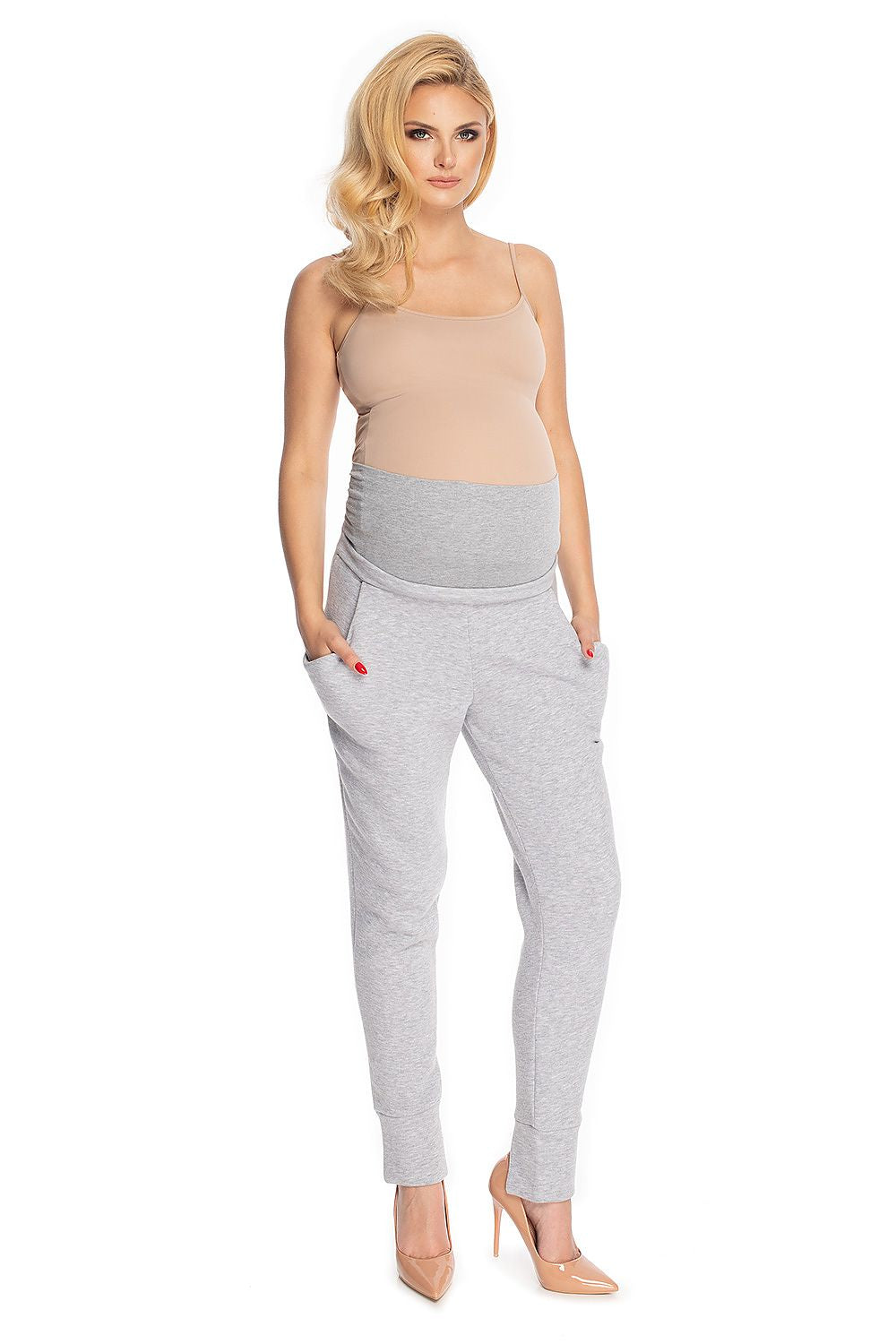 Maternity Trousers Pants for Ultimate Comfort and Style, featuring a loose fit and soft blend for your growing bump.