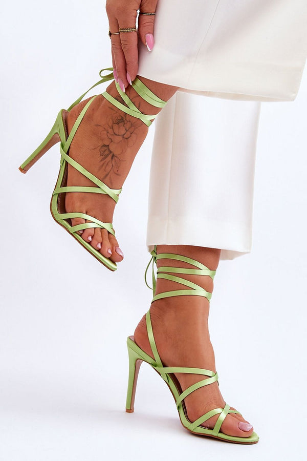 Stylish and comfortable, these Elegant Strappy High Heeled Sandals for Women with Stiletto elevate any outfit.