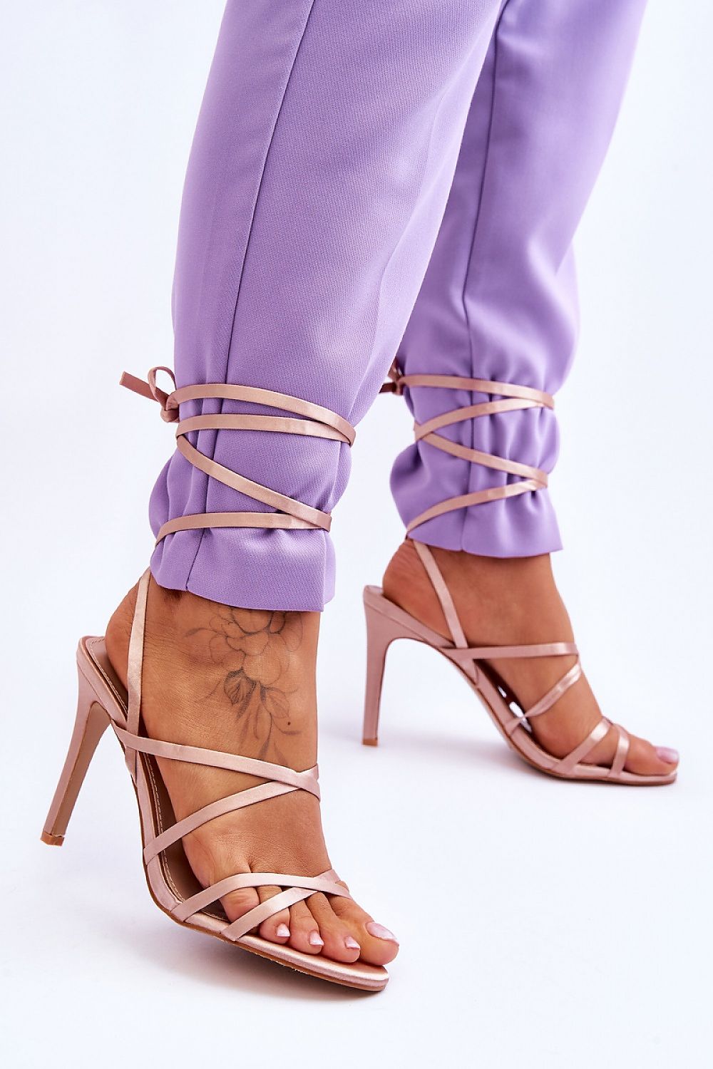 Stylish and comfortable, these Elegant Strappy High Heeled Sandals for Women with Stiletto are perfect for any occasion.